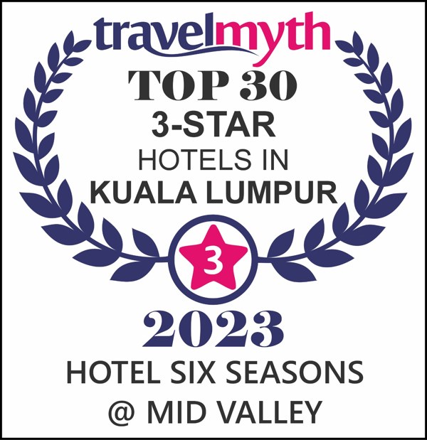 Travelmyth Top 30 3-Star Hotels in Kuala Lumpur 2023 badge