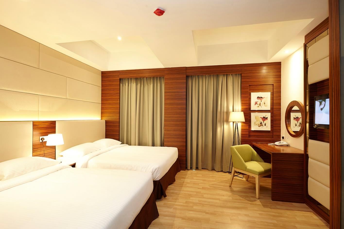 The Premium Suite with two queen beds